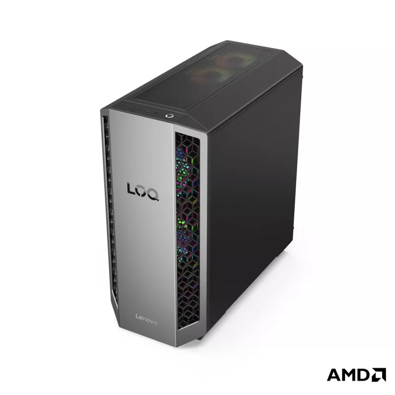 Lenovo LOQ Tower 26ADR10 galddators - AMD Ryzen 7 8745HX, 32GB RAM, 1TB SSD, NVIDIA GeForce RTX 5050 8GB, Windows 11 Home