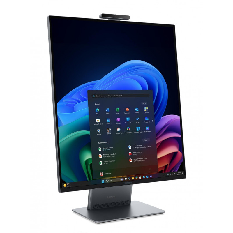 Lenovo ThinkCentre X AIO 27.6 inch QHD 16:18 All-in-One dators - Intel Core Ultra 5 325, 16GB RAM, 512GB SSD, Windows 11 Pro