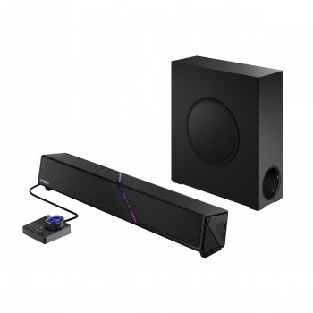 ASUS ROG Gjallar Dolby Atmos 2.1.2 spēļu skaņu panelis ar bezvadu zemfrekvences skaļruni