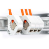 DIGITUS Cat7 S/FTP instalācijas kabelis, B2ca, AWG 23/1, LSZH, 100 m, oranžs