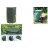 EDA RÉCUP'O salokāms lietus ūdens tvertnes komplekts, 500 l, diametrs 800 mm, zaļš, UV izturīgs (010983 V.CA)