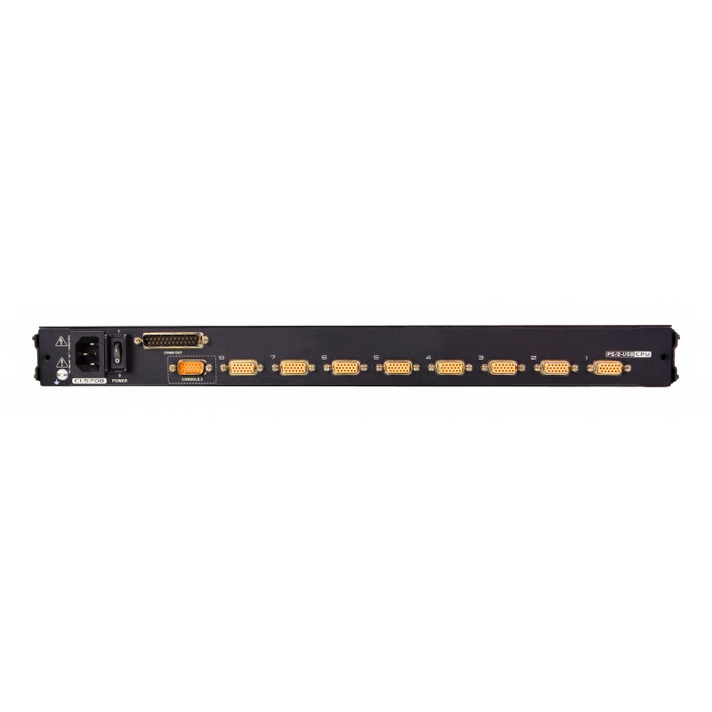 ATEN CL5708M 8 portu 17 inch LCD KVMP komutators, Nordic