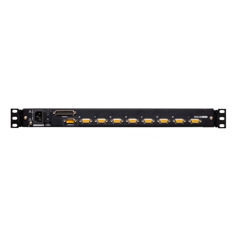 ATEN CL5708M 8 portu 17 inch LCD KVMP komutators, Nordic