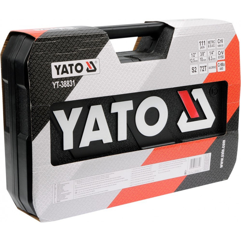 Yato YT-38831 mehāniķa instrumentu komplekts 111 instrumenti