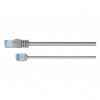 Goobay Slim Cat6a U/FTP tīkla kabelis RJ45, 1 m, pelēks
