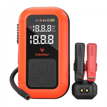 Etenwolf X6 Pro Max bezvada riepu piepūtējs, 11.03 bar, 12,000 mAh
