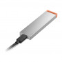 Lenovo PS8S 2TB pārnēsājamais ārējais SSD, USB 3.2 Gen 2, USB-C, vēsais pelēkais (4XB1T88413)
