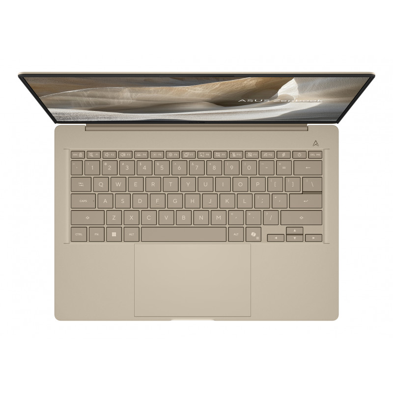 ASUS Zenbook A14 UX3407QA-QD498W 14 inch WUXGA portatīvais dators - Qualcomm Snapdragon X X1-26-100, 16GB RAM, 1TB SSD, Windows 11 Home, bēšs