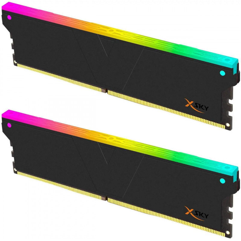 V-Color Manta XSky DDR5-6000 RAM, CL28, EXPO - 32 GB divu moduļu komplekts, melns