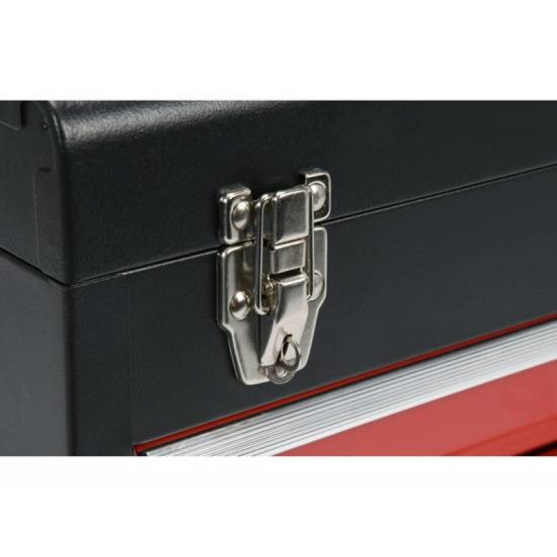 Yato YT-08874 mazo detaļu/darbarīku kaste, nerūsējošais tērauds, melna, sarkana