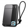 SHARGE ICEMAG 3 pārnēsājamais akumulators, 10 000 mAh, 25 W Qi2, 35 W USB-C, melns