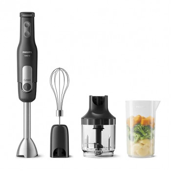 PHILIPS 3000 sērijas rokas blenderis ar putotāju, 1000 W (HR2563/00)