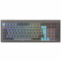 Ducky Cushion 98 spēļu tastatūra, 96%, DE izkārtojums (ISO), Shush Red slēdži - Nickel (DKCUS2598-DSDEPHCC3H1)