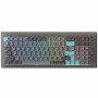 Ducky Cushion 98 spēļu tastatūra, 96%, US izkārtojums (ANSI), Shush sarkanie slēdži - Nickel (DKCUS2598-DSUSPHCC3H1)