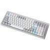 Ducky Cushion 98 spēļu klaviatūra, 96%, ASV izkārtojums (ANSI), Shush zaļie slēdži - sudraba (DKCUS2598-DDUSPHCC4S1)