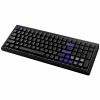 Ducky Cushion 98 spēļu tastatūra, 96%, US izkārtojums (ANSI), Shush zaļie slēdži - matēti melna