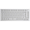 Glorious GMMK Pro White Ice 75% TKL tastatūra - Barebone, ISO izkārtojums, sudraba