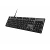 Natec Amberjack vadu tastatūra, US izkārtojums, lineāri karstmaiņas slēdži, balts fona apgaismojums, anti-ghosting, makro ierakstīšana, melna/pelēka (NKL-2391)