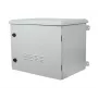Allnet SO Series 19 inch 12U IP55 sienas montāžas korpuss, 638 mm dziļš, ar 4 virzienu ventilatora bloku, gaiši pelēks (ALL-SO03-6612-G-DGRAUV2)