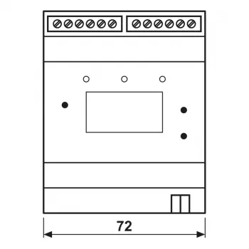 Jung KNX Secure LED kontrolieris 5 kanālu, DC 5-48 V, DIN sliedes