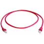 Telegärtner bez aizķeršanās Cat6a S/FTP savienojuma kabelis RJ45, 10 m, sarkans