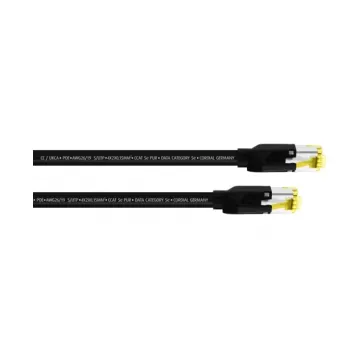 Cordial Cat5e S/UTP savienojuma kabelis RJ45, 0,3 m, melns