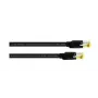 Cordial Cat5e S/UTP savienojuma kabelis RJ45, 0,3 m, melns