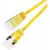 Wirewin Slim Cat6a U/FTP savienojuma kabelis RJ45, 5 m, dzeltens