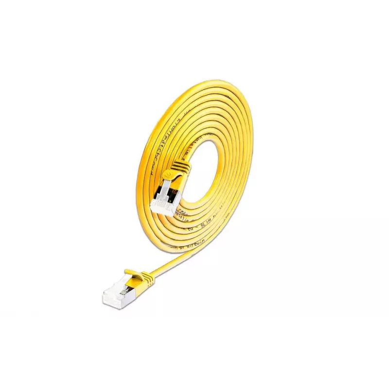 Wirewin Slim Cat6a U/FTP savienojuma kabelis RJ45, 5 m, dzeltens