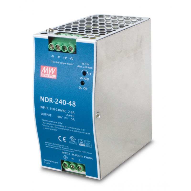 PLANET PWR-240-48 barošanas modulis 240 W zils, pelēks