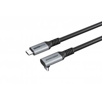 Mercodan leņķiskais USB kabelis USB-C uz USB-C, 3 m