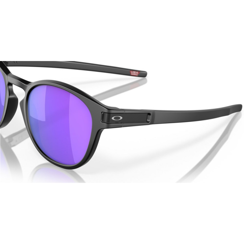 Oakley Latch saulesbrilles – Matte Black/Prizm Violet