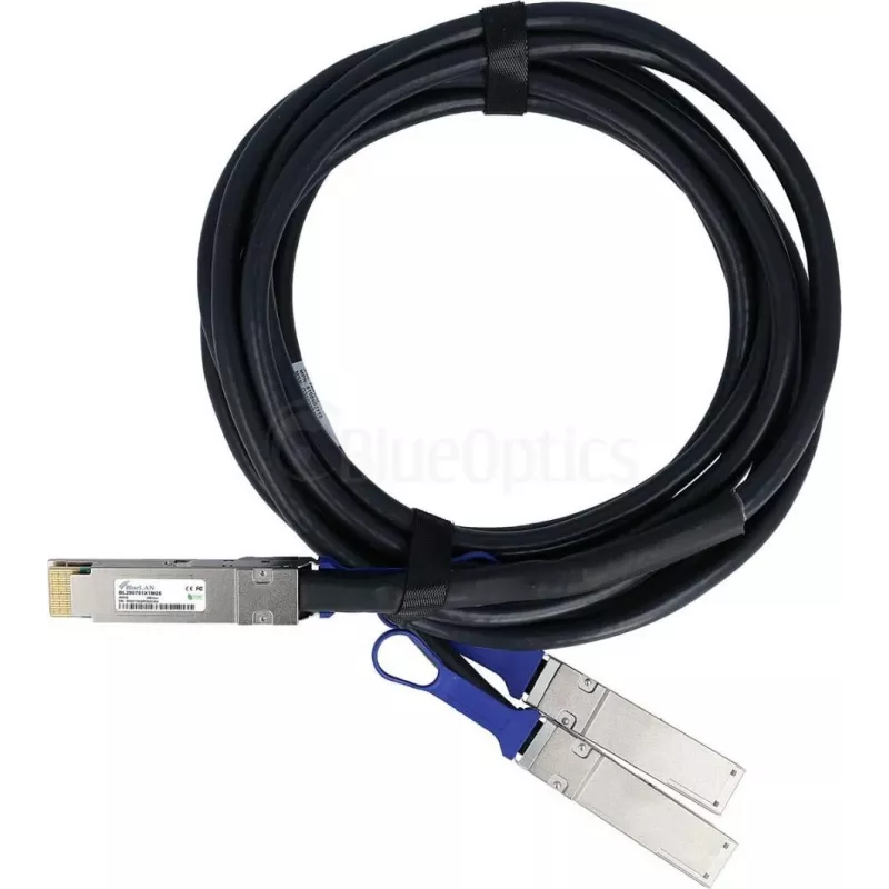 BlueLAN Juniper QDD-2X200G-1M saderīgs 400G QSFP-DD sadalošais DAC kabelis 1m AWG26