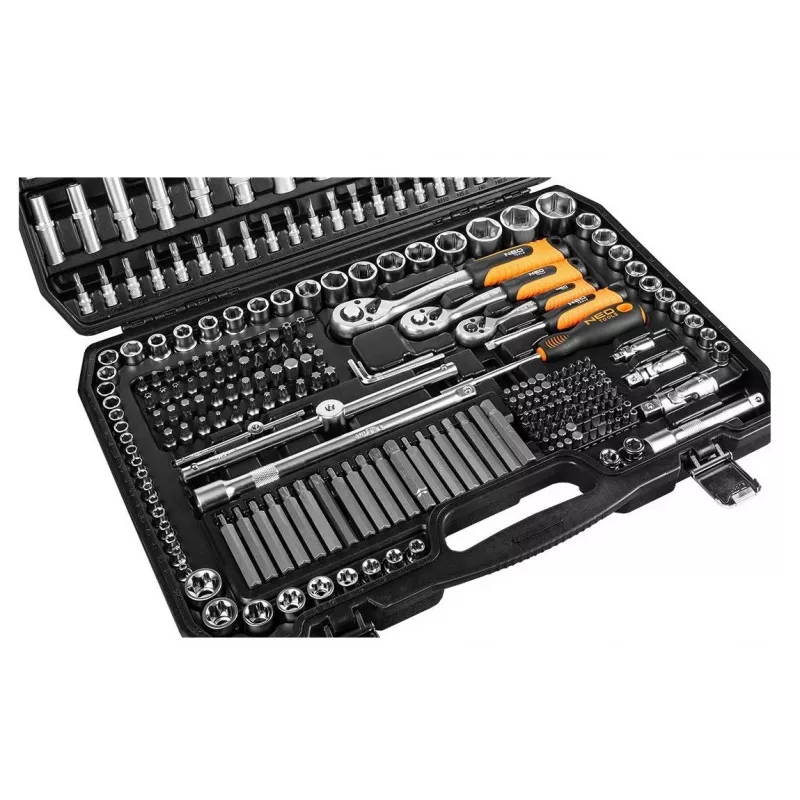 Neo Tools 10-218 Instrumentu komplekts, 300 gab., 1/2, 3/8, 1/4 piedziņa