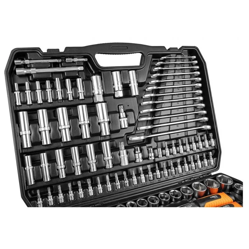 Neo Tools 10-218 Instrumentu komplekts, 300 gab., 1/2, 3/8, 1/4 piedziņa