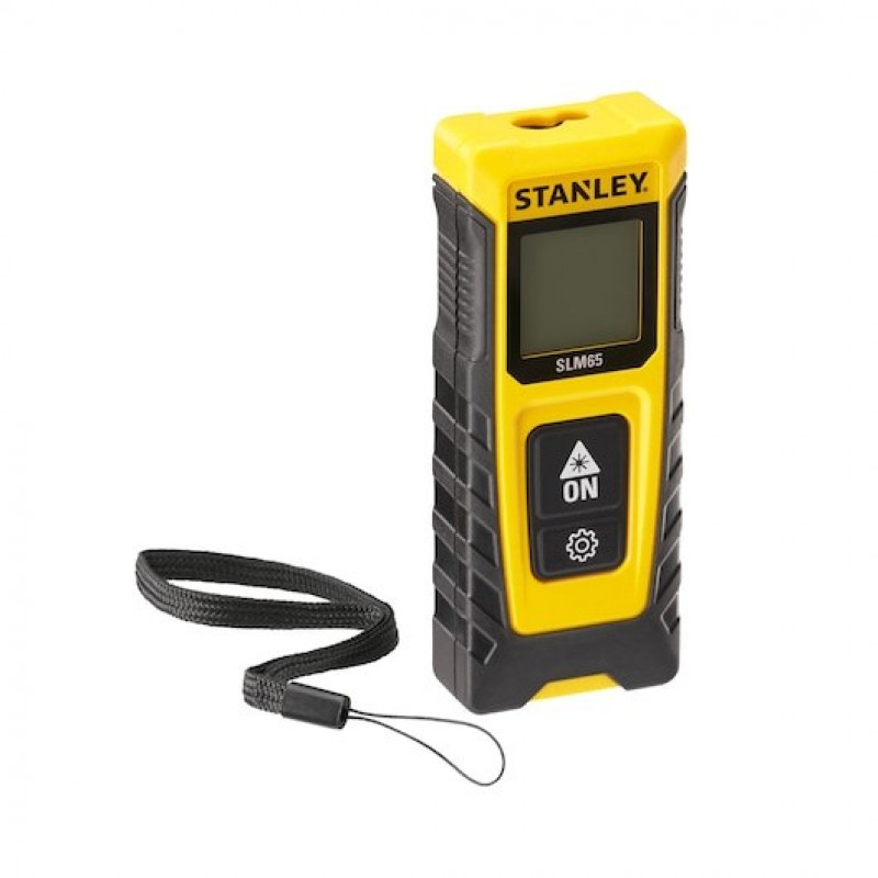 Stanley SLM65 lāzera attāluma mērītājs melns, dzeltens 20 m