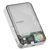 SHARGE ICEMAG 2 pārnēsājamais akumulators, 10000 mAh, 15 W Qi2, 30 W USB-C, caurspīdīgs