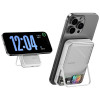 SHARGE ICEMAG 2 pārnēsājamais akumulators, 10000 mAh, 15 W Qi2, 30 W USB-C, caurspīdīgs