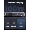 Ugreen PB720 ārējais akumulators 20000 mAh, pelēks