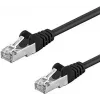 Wirewin Cat5e U/FTP savienojuma kabelis, 15 m, melns