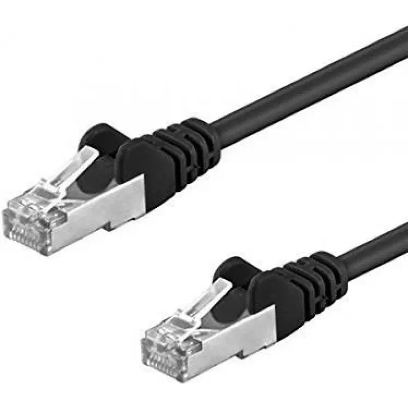 Wirewin Cat5e U/FTP savienojuma kabelis, 15 m, melns