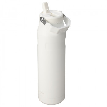 Stanley IceFlow Flip Straw 2.0 vakuuma termopudele, 1,06 l, balta
