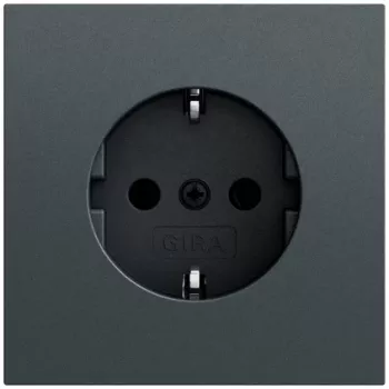 GIRA 418873 SCHUKO kontaktligzda System 70, antracīta