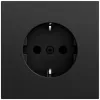 GIRA 418874 SCHUKO kontaktligzda System 70 melna