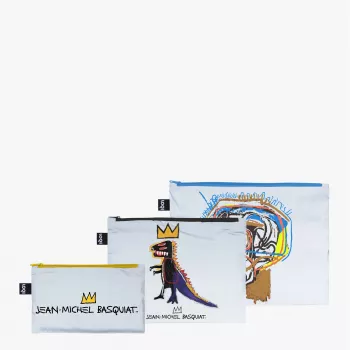 LOQI Basquiat somiņu komplekts – Crown, Pez Dispenser, Untitled (3 gab.)