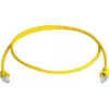 Telegärtner Cat6a S/FTP savienojuma kabelis, 3,5 m, dzeltens