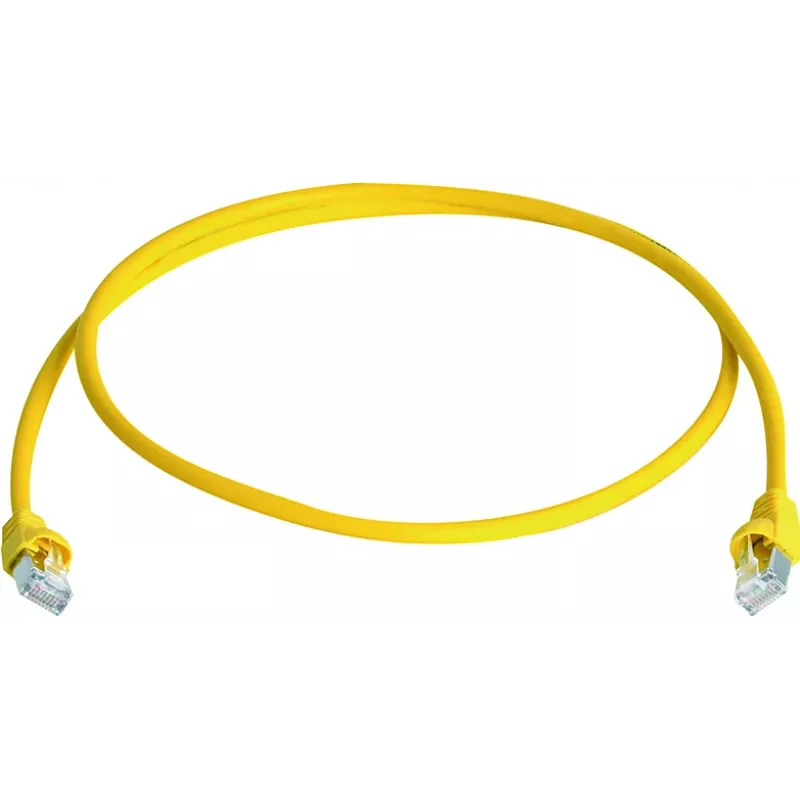 Telegärtner Cat6a S/FTP savienojuma kabelis, 3,5 m, dzeltens