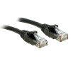 Lindy Cat6 U/UTP savienojuma kabelis RJ45, 7,5 m, melns