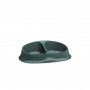 Stefanplast barošanas bļoda dubultā Chic 0,25+0,25L 27x17,5x7,2cm zaļa