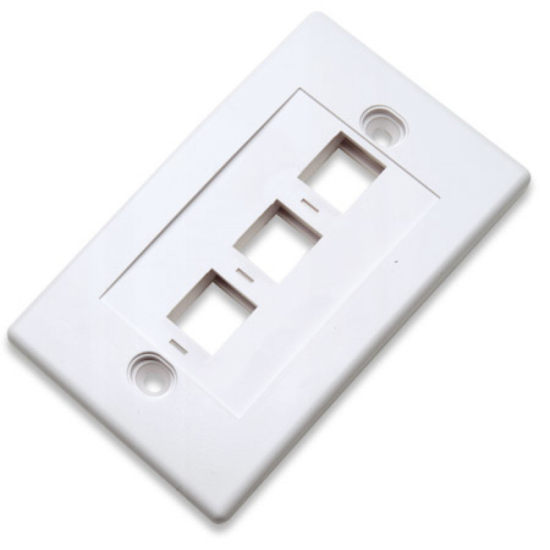 Intellinet 163309 Virsmas montāžas kārba 3x Keystone